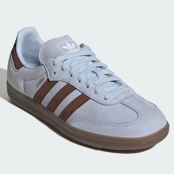 🤎🩵 ADIDAS SAMBA SKY EARTH BROWN 🤎🩵 - Picture 3 of 5